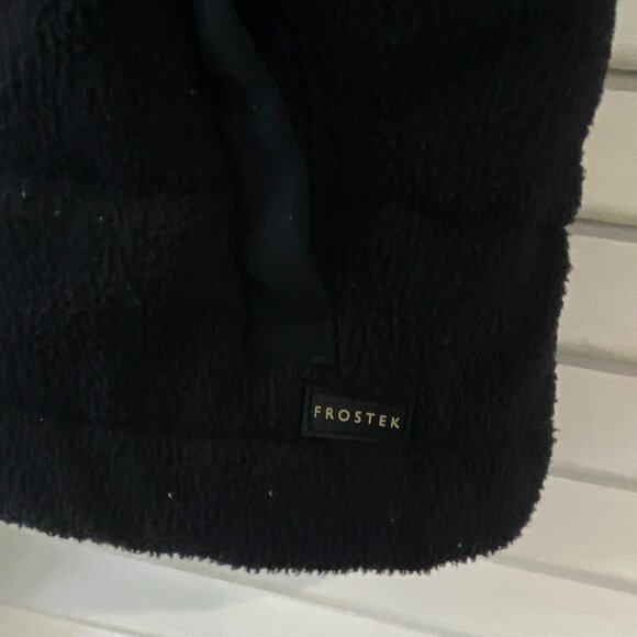 Vintage Charter Club Womens Vest Black Quilted Fleece Puffer Zip Snaps Pockets M - Picture 4 of 8